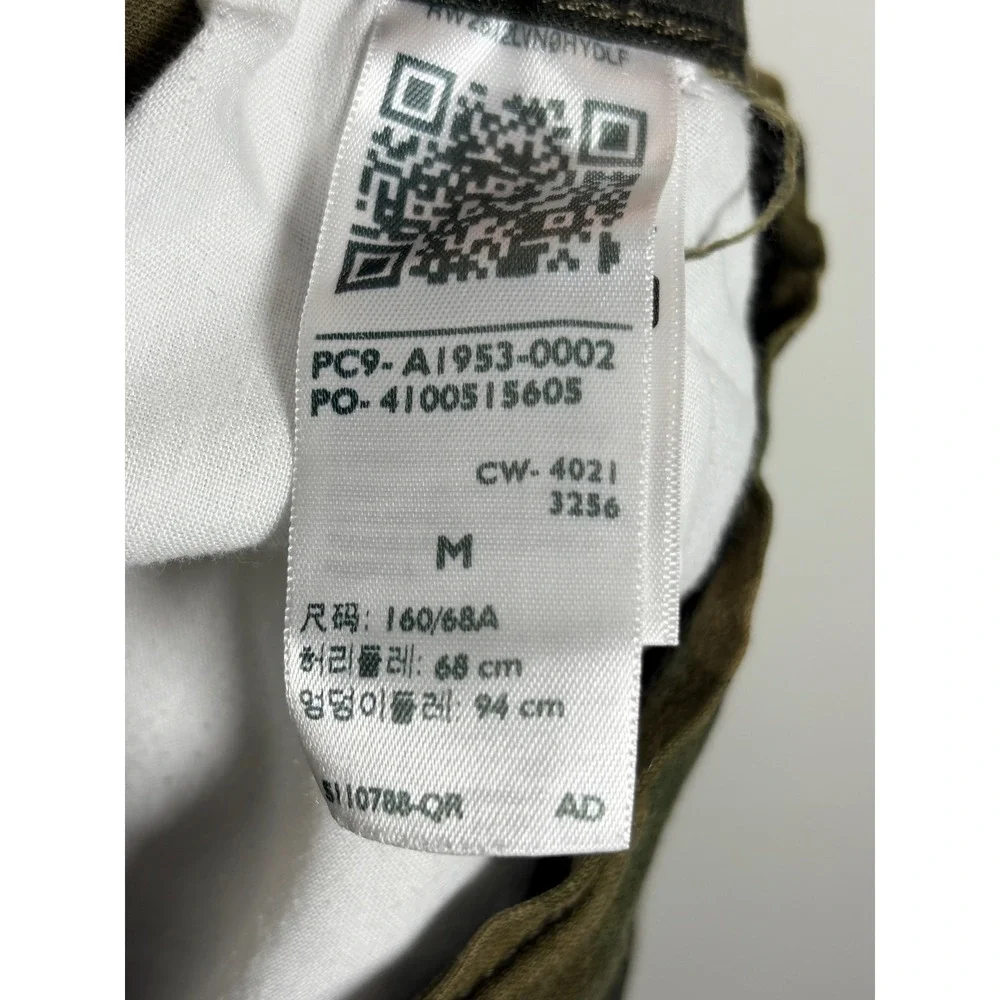 Levi's Joggers Men's Medium Green Camo Good Cropped Drawstring‎ A1953-0002